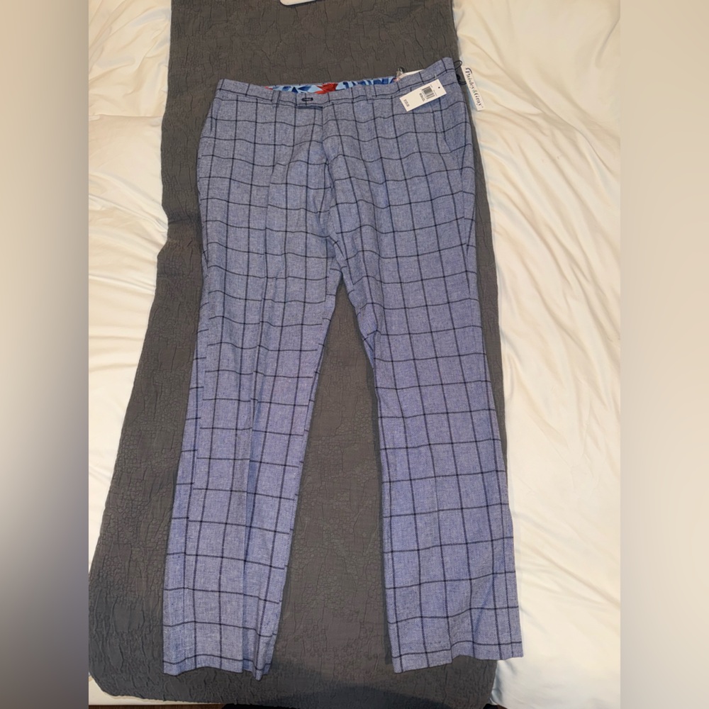 Paisley & Gray Men’s Blue Checkered Pants